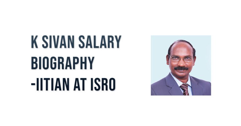 K Sivan Salary, Family, Qualification, Biography