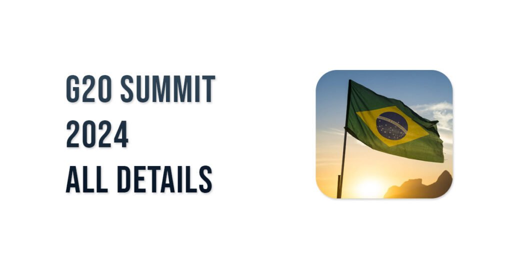G20 Summit 2024 Venue In Brazil Amandy Justine
