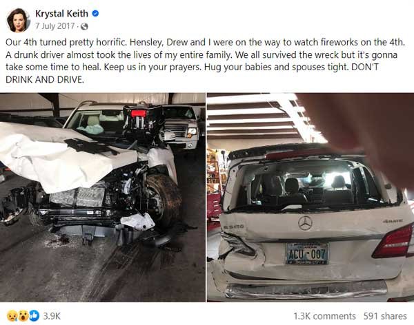 Krystal Keith Car Accident photo